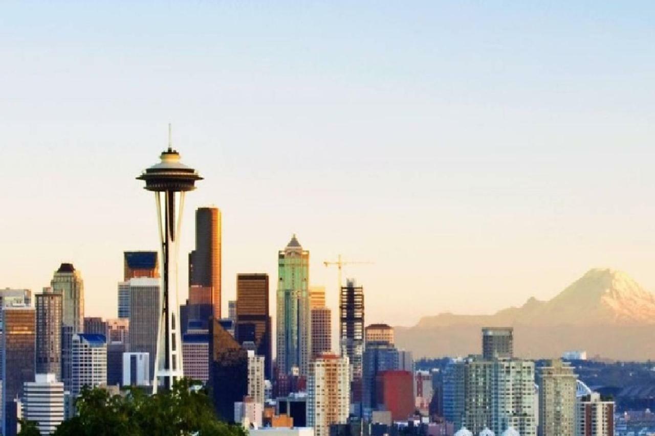 A-Seattle Urban Village- Orcas- Roof Top View Deck Exterior foto